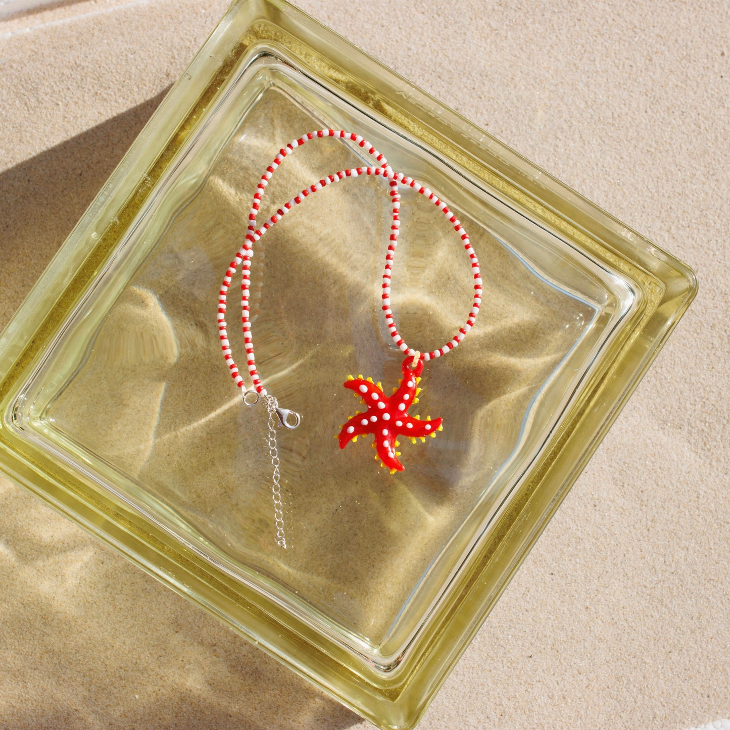 Seastar Necklace - Red