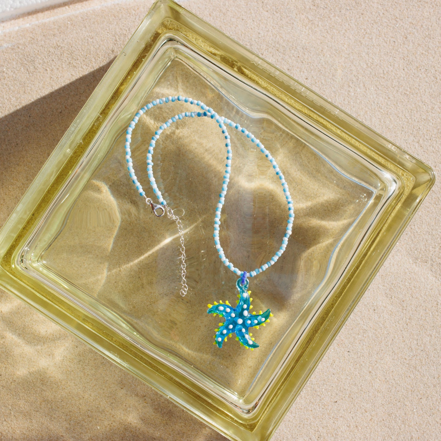 Seastar Necklace - Baby blue