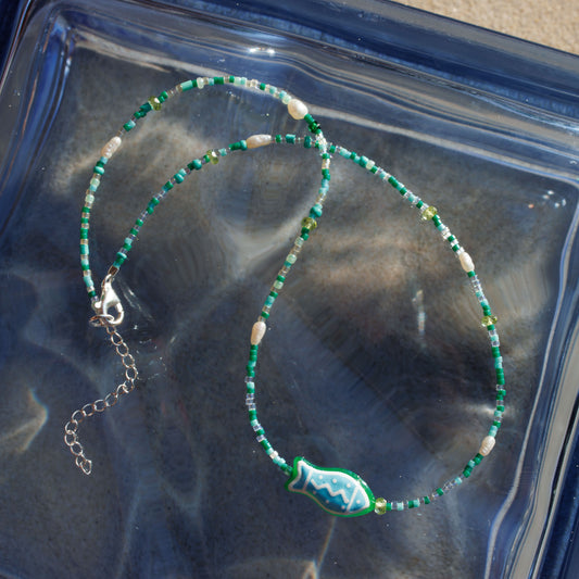 Ocean Necklace - Green