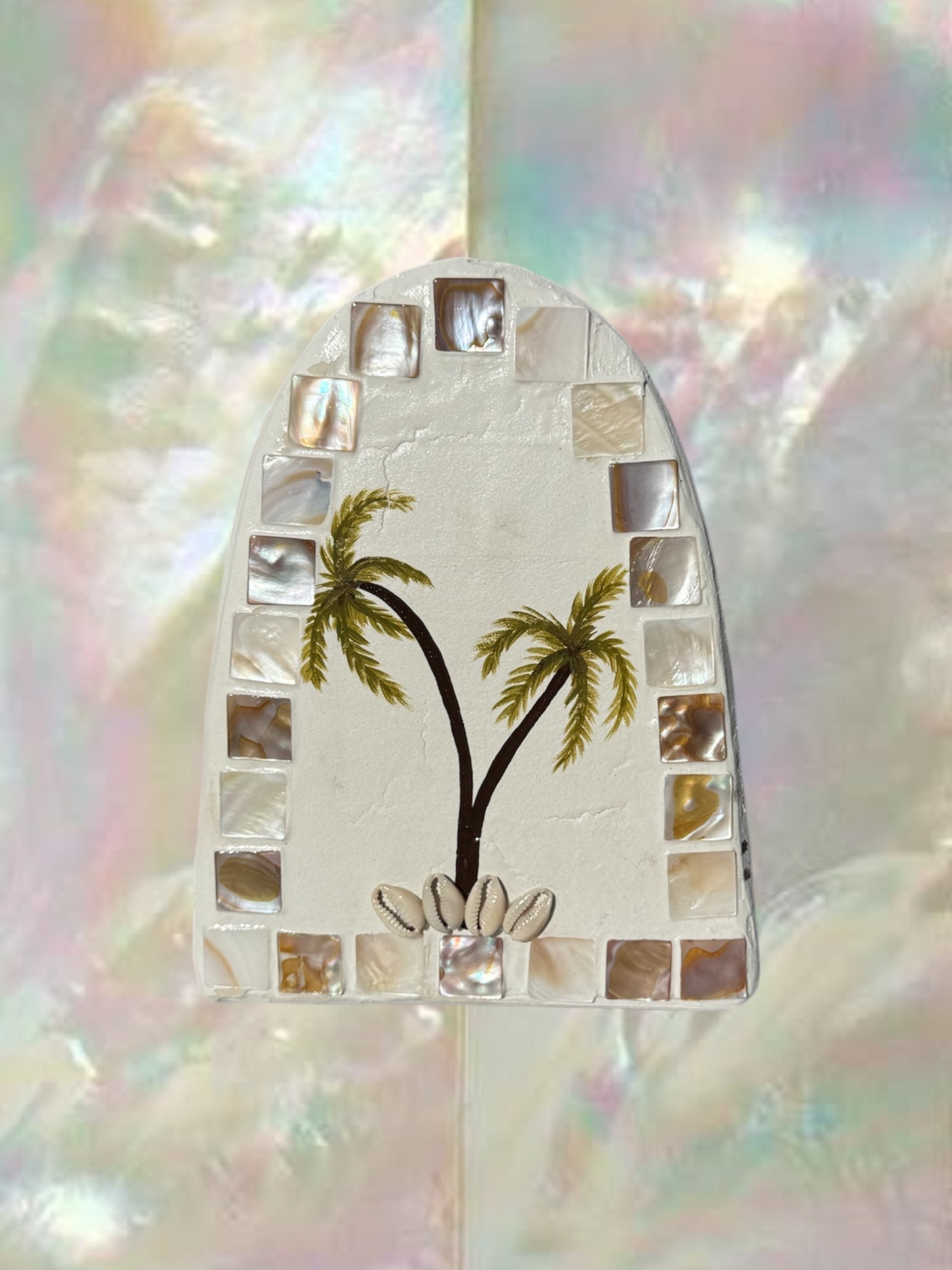 Mother of Pearl Palm Arch